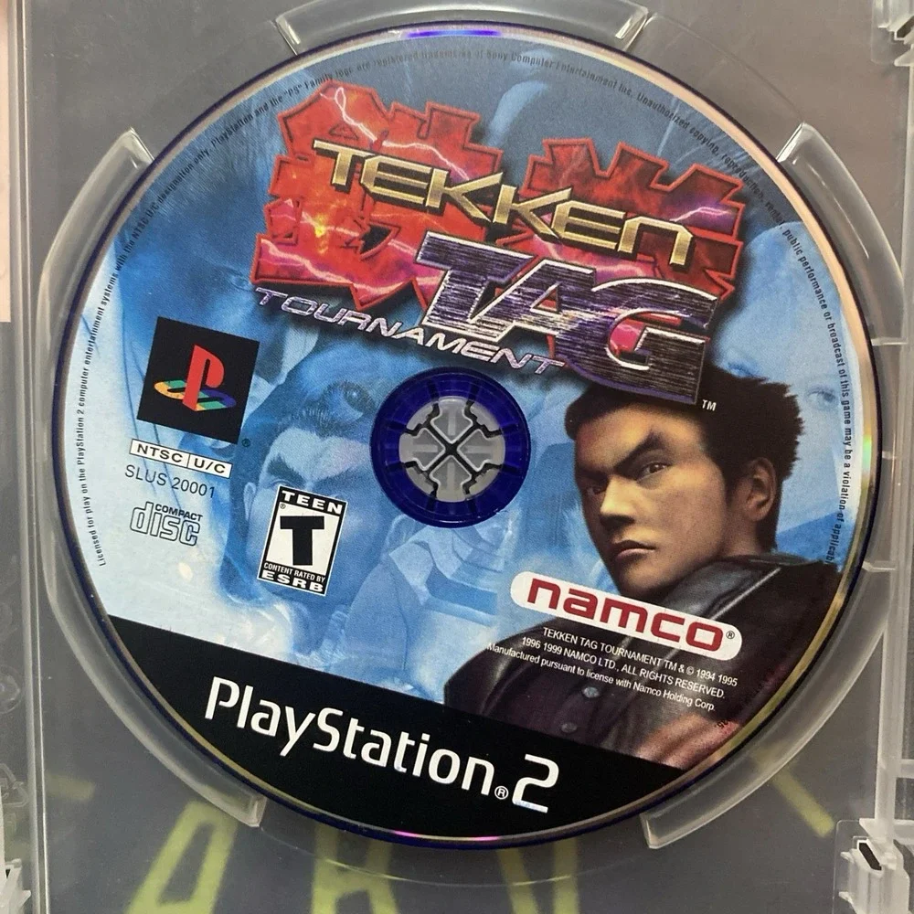 Tekken Tag Tournament PS2 2000 Namco Fighting Martial Arts NTSC-U/C Disc Only